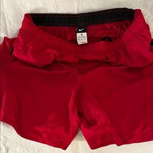 Nike Mens Bold Red Athletic Shorts